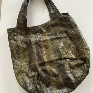 Beirn Jenna Bag in Camo Snakeskin